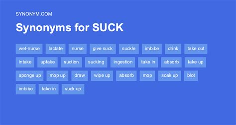 sucked synonym|Suck synonyms .